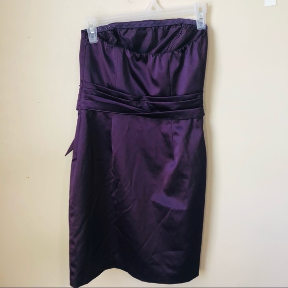The Limited Formal Strapless Dress Plum - Picture 6 of 8